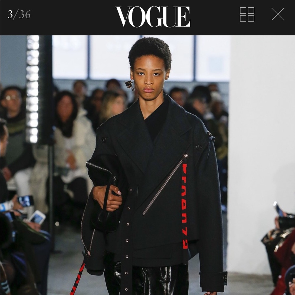 ⭐️Proenza Schouler runway wool belted coat